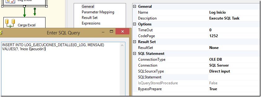 Invocar paquetes de SSIS de forma dinámica a través de un Job 5 paquetes de SSIS