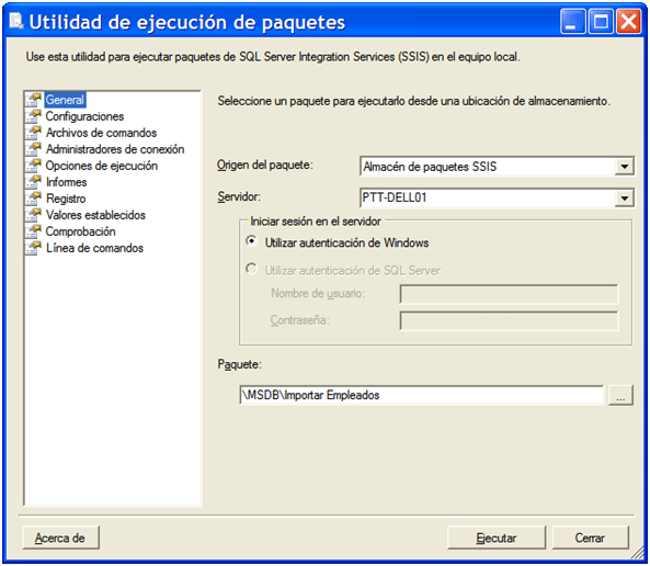 Despliegue de paquetes de Integration Services – Parte 4 5 Despliegue de paquetes de Integration Services – Parte 4