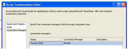 Acceso ODBC a fuentes de datos mediante Integration Services III 3 Acceso ODBC a fuentes de datos mediante Integration Services III