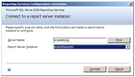 Configurando Reporting Services 2008 en modo Integrado con MOSS 1 Configurando Reporting Services 2008 en modo Integrado con MOSS
