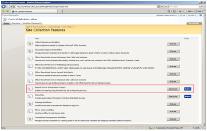 Configurando Reporting Services 2008 en modo Integrado con MOSS 15 Configurando Reporting Services 2008 en modo Integrado con MOSS