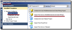 Editar base de datos Analysis Services (SSAS) desde Visual Studio 2010 2 Editar base de datos Analysis Services (SSAS) desde Visual Studio 2010