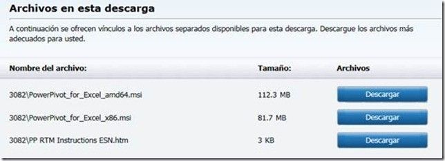 Instalación de PowerPivot Add-in para Excel 2 Instalación de PowerPivot Add-in para Excel