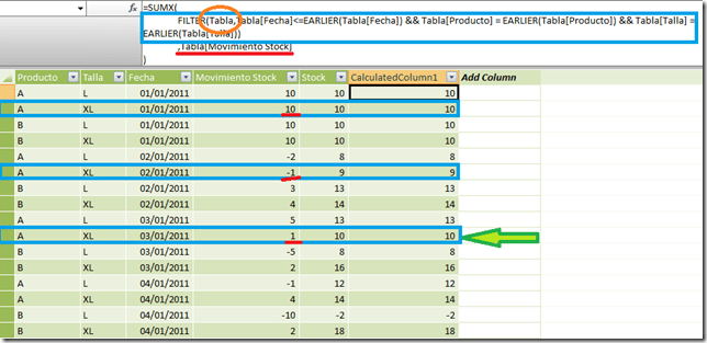 Earlier Dax Power Bi Example