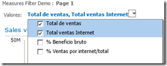 Extendiendo filtros con MDX en PerformancePoint Services 2010 – Selección de medidas 12 Extendiendo filtros con MDX en PerformancePoint Services 2010 – Selección de medidas