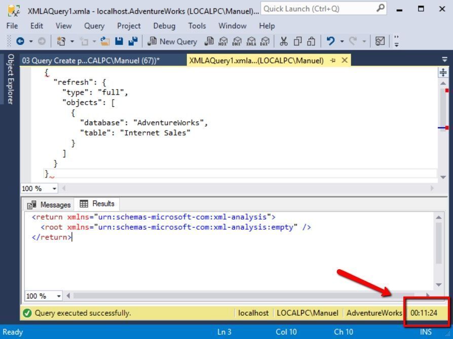 Particionado dinámico de cubos tabulares con TOM 2 Particionado dinámico de cubos tabulares con TOM