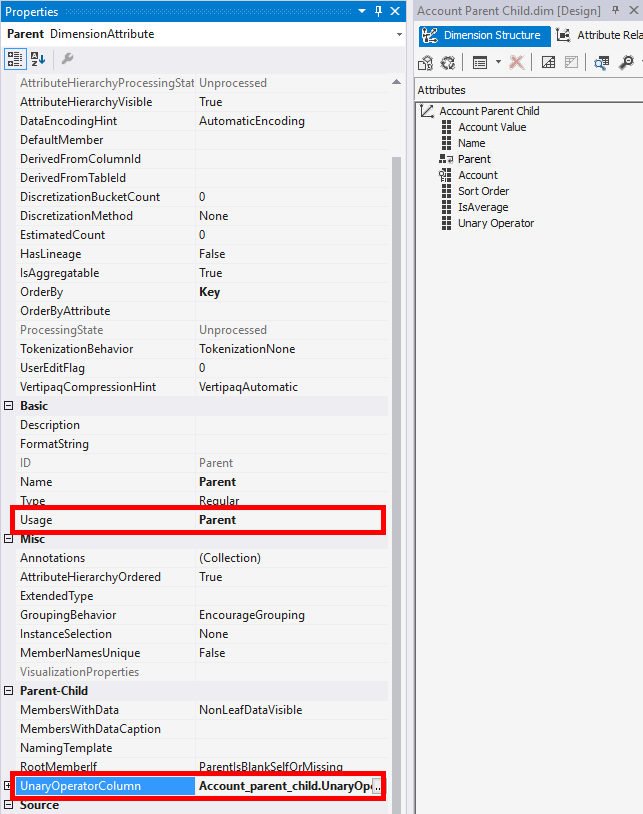 Operador unario y jerarquías padre-hijo en SSAS MD 2 Operador unario y jerarquías padre-hijo en SSAS MD