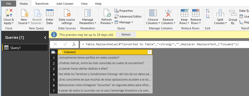 Extracción de datos de SurveyMonkey con Power BI 10 Extracción de datos de SurveyMonkey con Power BI