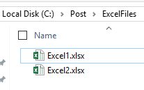 Convertir ficheros Excel en CSV y cargar ficheros usando SSIS 9 Ruta ficheros Excel