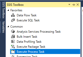 Convertir ficheros Excel en CSV y cargar ficheros usando SSIS 6 Toolboox execute process task