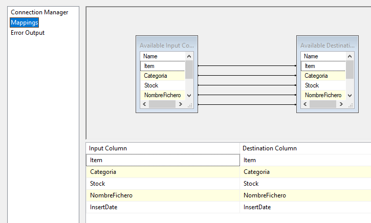 Convertir ficheros Excel en CSV y cargar ficheros usando SSIS 27 Convertir ficheros Excel en CSV y cargar ficheros usando SSIS