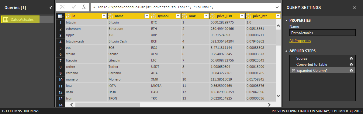 Panel de criptomonedas con PowerBI 9 Panel de criptomonedas con PowerBI