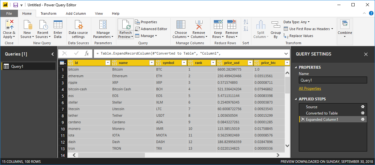 Panel de criptomonedas con PowerBI 8 Panel de criptomonedas con PowerBI