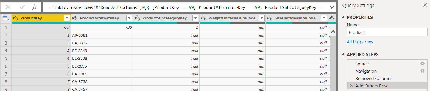 Power BI: Ranking dinámico incluyendo resto 6 Añadir el registro para los "Otros".