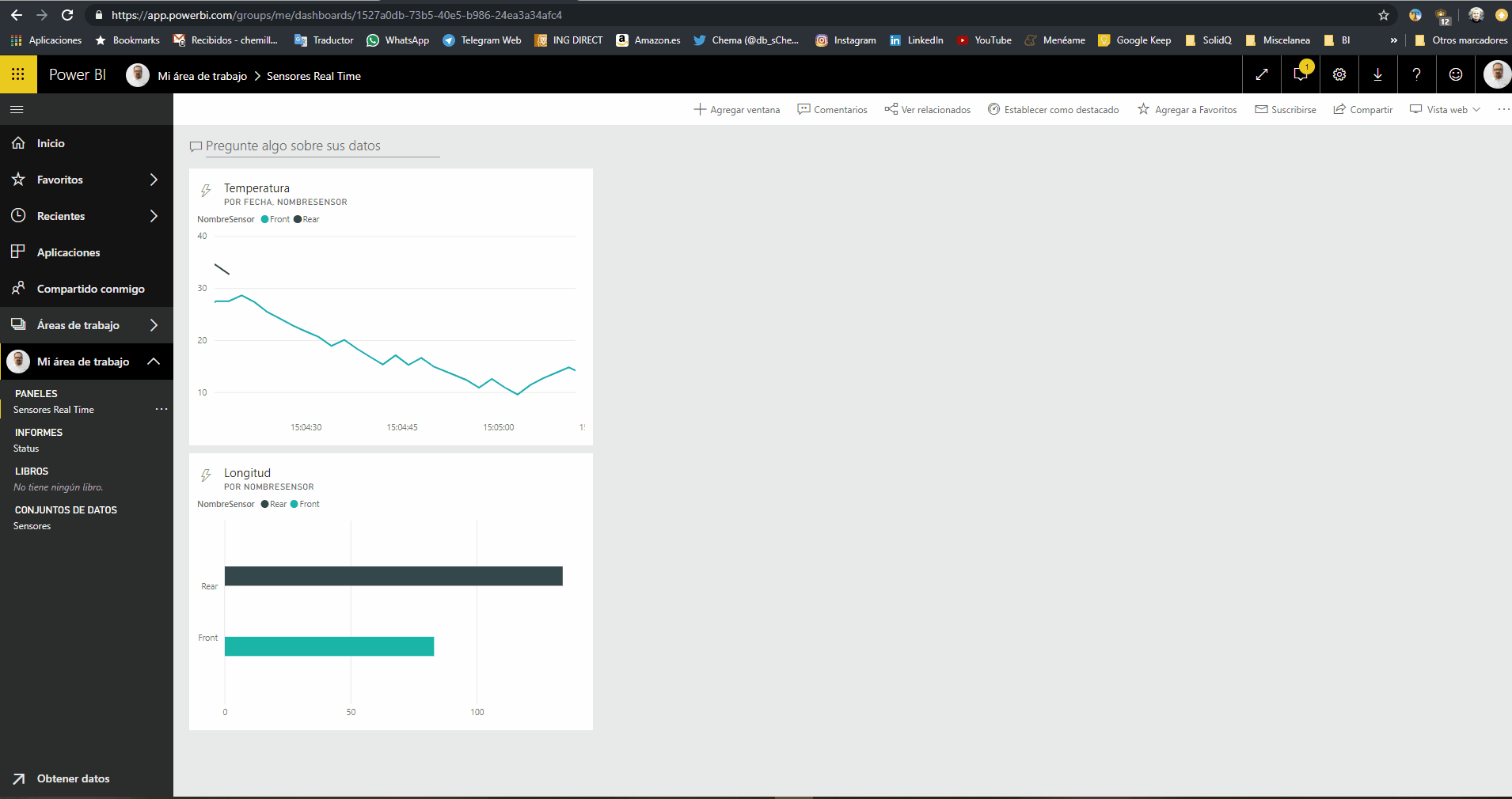 Seguimiento de métricas en tiempo real con PowerBI y PowerShell 4 Seguimiento de métricas en tiempo real con PowerBI y PowerShell