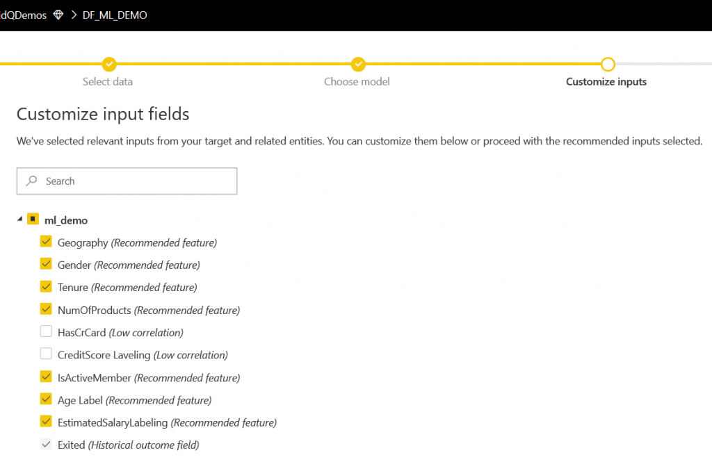 Power BI dataflows Features Recommendation Power BI dataflows