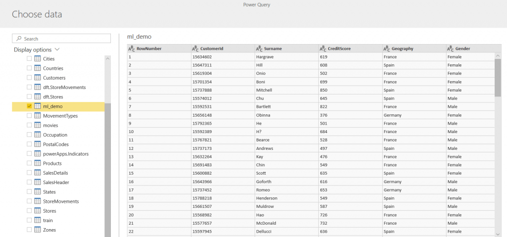 Power BI dataflows select table Power BI dataflows