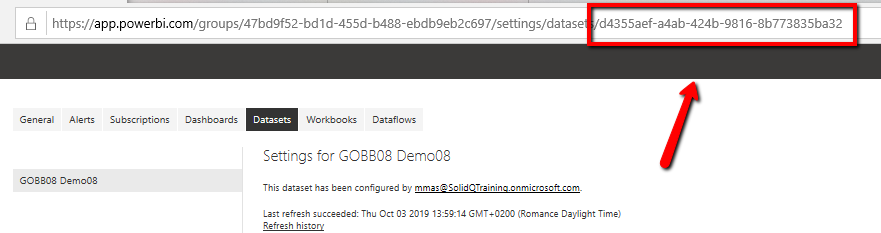 Cómo refrescar un dataset de Power BI al finalizar el proceso de ETL 10 Cómo refrescar un dataset de Power BI al finalizar el proceso de ETL