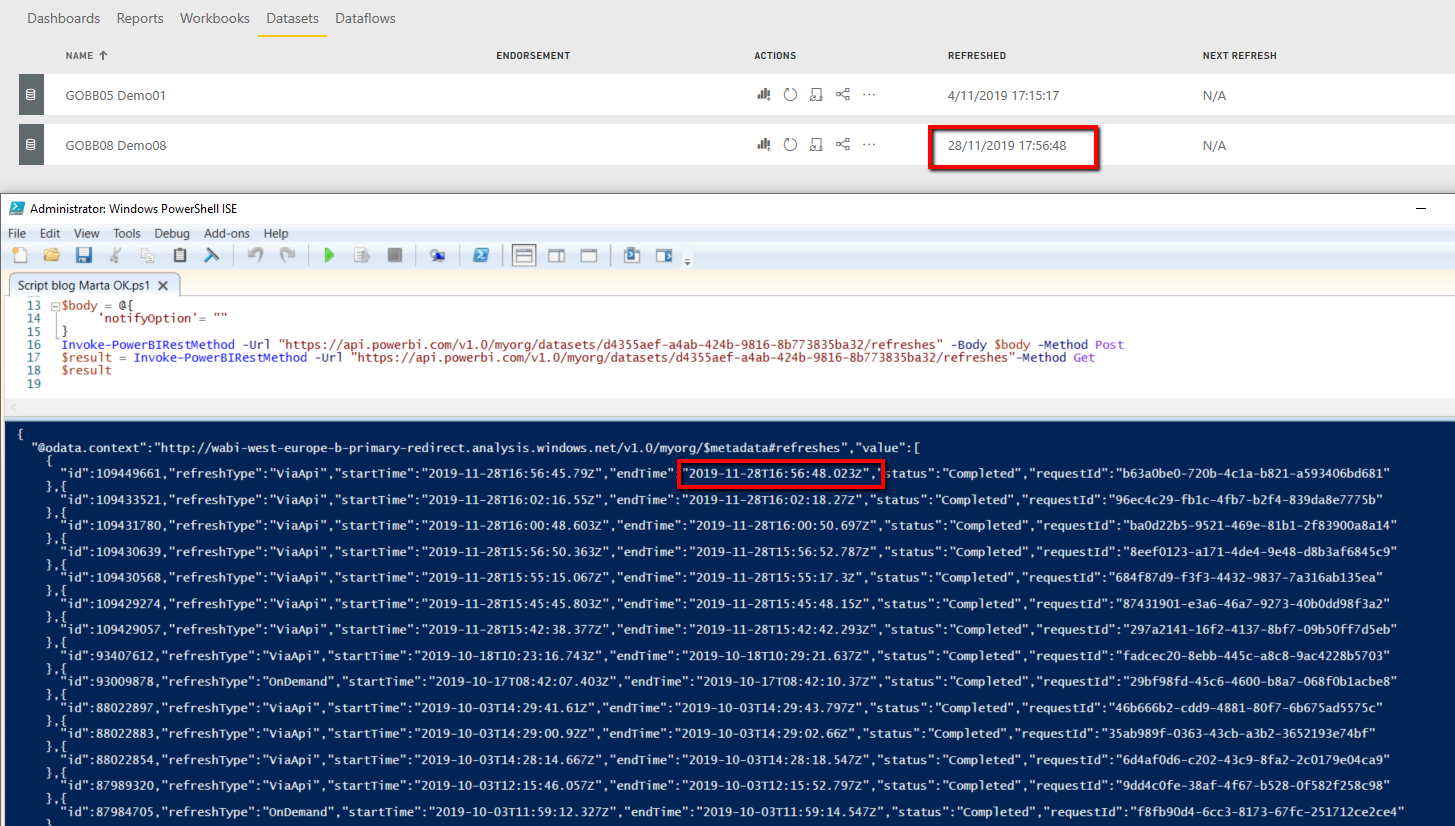 Cómo refrescar un dataset de Power BI al finalizar el proceso de ETL 15 Cómo refrescar un dataset de Power BI al finalizar el proceso de ETL
