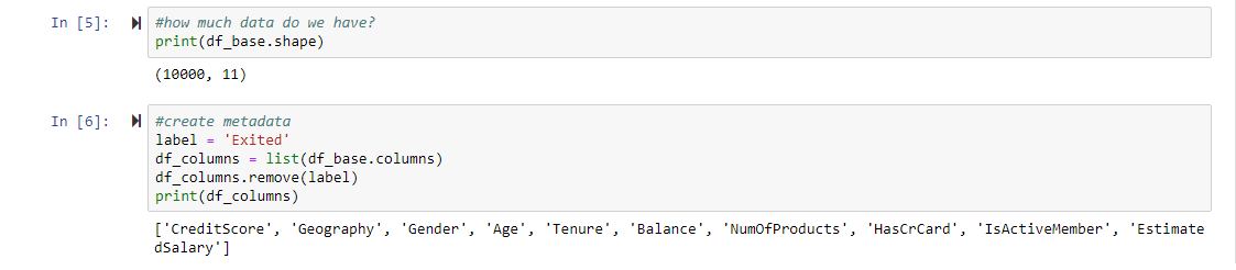 Analizando el abandono de clientes con Python 2 exploración basica y forma de los datos
