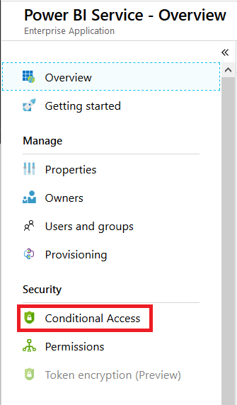 Manejando el acceso global al servicio de Power BI 7 security conditional access