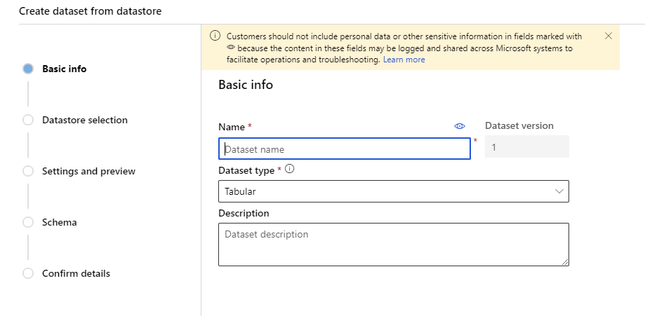 Un paseo por Azure ML Services  3 Creación de un dataset en Azure ML Services