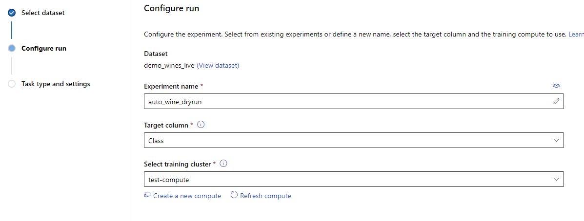 Un paseo por Azure ML Services  9 Selección de label y cómputo en Azure ML Services