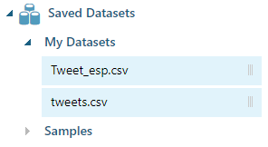 Análisis de sentimiento a través de Azure ML Studio para analizar la repercusión del COVID-19 en Twitter 1  Azure ML Studio datasets