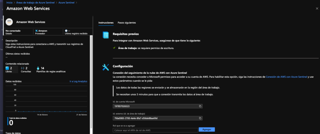 Azure Sentinel: De 0 a 100. Episodio 2 2 Amazon Web Services requisitos