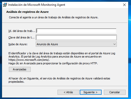 Azure Sentinel: De 0 a 100. Episodio 2 7 Instalacion Microsoft Monitoring Agent azure