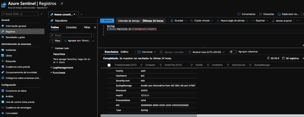Azure Sentinel: De 0 a 100. Episodio 2 14 eventos azure sentinel 2