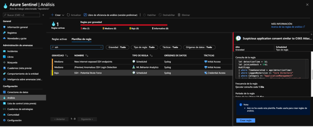Azure Sentinel: De 0 a 100. Episodio 2 15 Azure Sentinel: De 0 a 100. Episodio 2