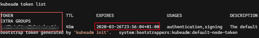 Kubernetes: Instalar cluster Kubernetes con kubeadm 9 kubernetes token list