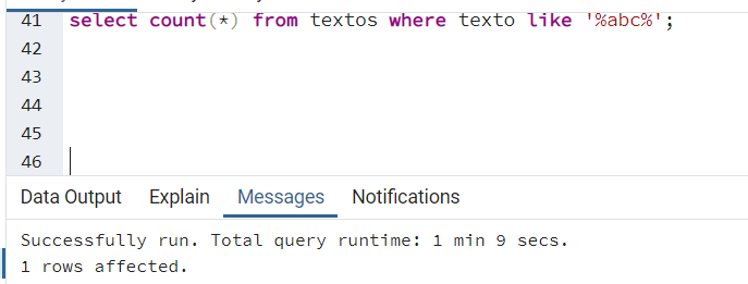 Indexación con Trigrams en PostgreSQL 8 Indexación con Trigrams en PostgreSQL