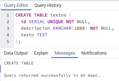 Indexación con Trigrams en PostgreSQL 6 query editor postgresql