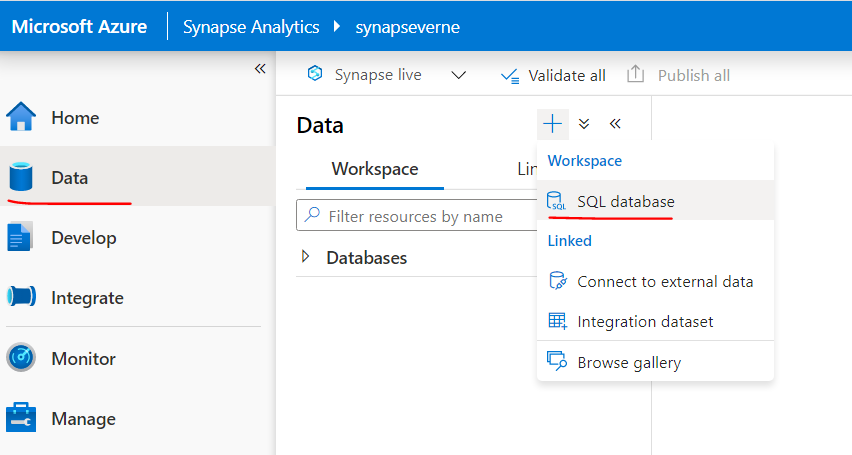 Estadísticas sobre ficheros CSV en Synapse 2 Synapse studio