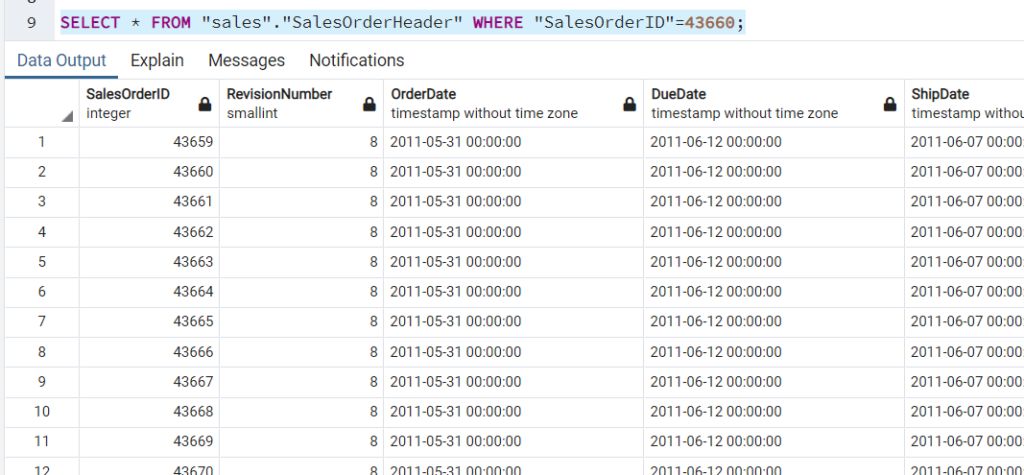 Virtualización de datos en PostgreSQL con Foreign Data Wrappers (I) 22 select from tables sales
