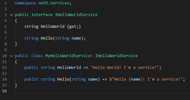 HelloWorldservice