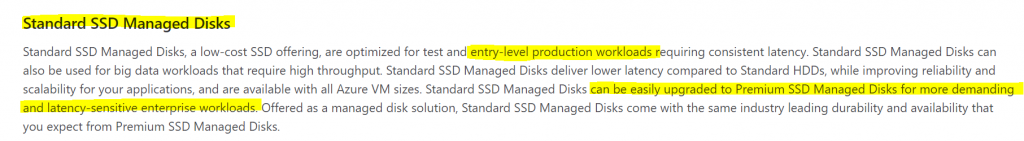 standar SSD