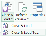 Power Query: Destinos - Power Pivot y hojas Excel (20) 3 opcionesDestinos
