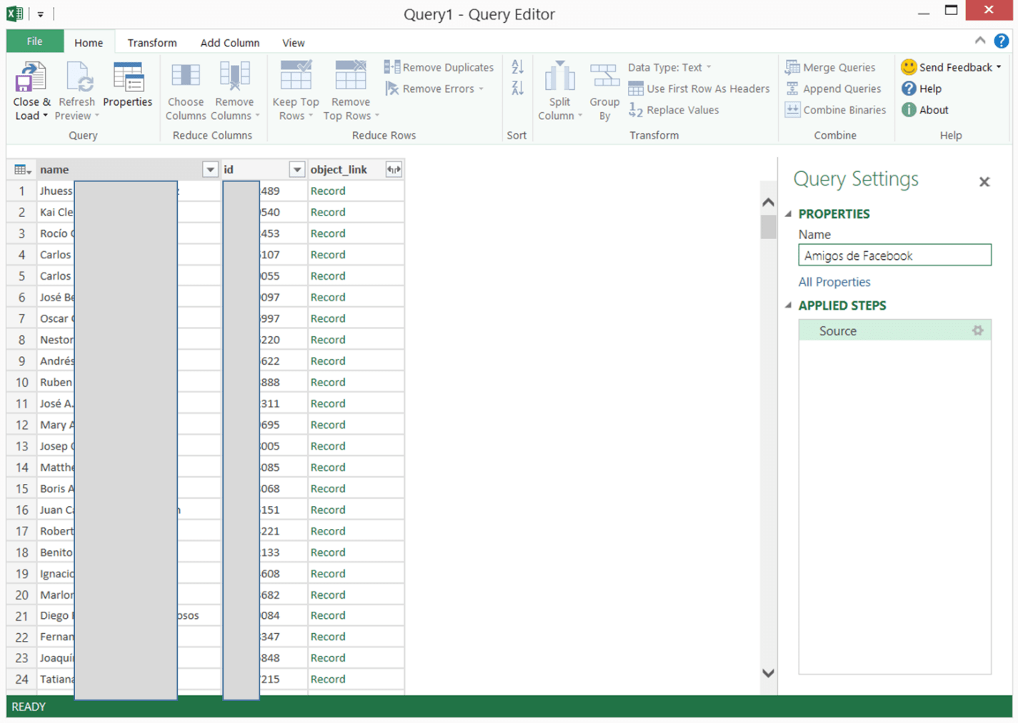 Power Query: Orígenes de Datos 8 origenes de datos power query 2