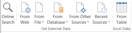 Power Query: Orígenes de Datos 1 ribbonPQ