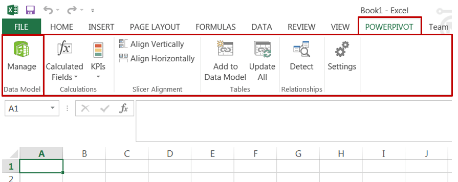 ¿Qué es Power Pivot? Introducción 2 ribbonpivot1