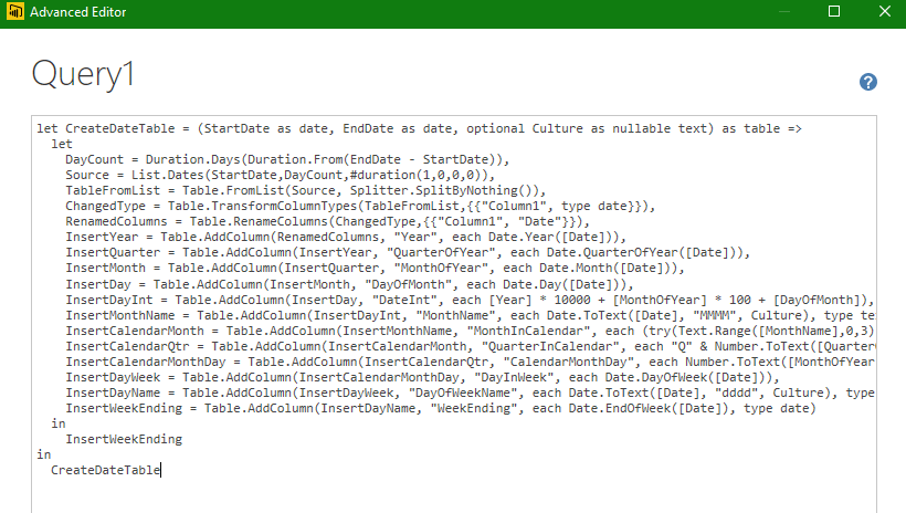 Dimensiones tiempo y fecha con lenguaje M 8 8