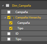 Migrar de Qlik a PowerBI 17 Hierarchy Power BI