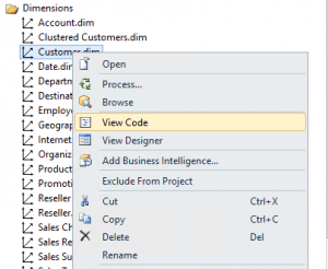 ¿Te atreves a tocar el código XML de tu proyecto de SSAS? 11 ¿Te atreves a tocar el código XML de tu proyecto de SSAS?