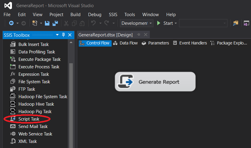 Ejecutar un informe de reporting desde SSIS 2 Ejecutar un informe de reporting desde SSIS